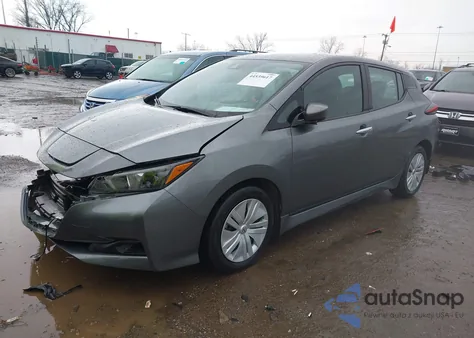 2023 Nissan Leaf S 40 Kwh z USA, uszkodzony, nr VIN 1N4AZ1BV9PC555357